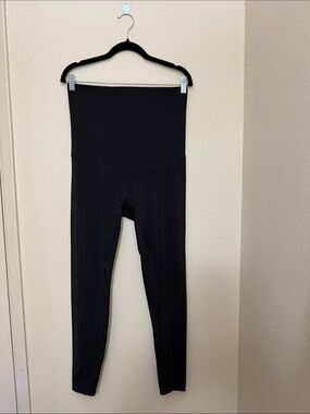Poshdivah High-Waist Black Maternity/Support Leggings Activewear Size M